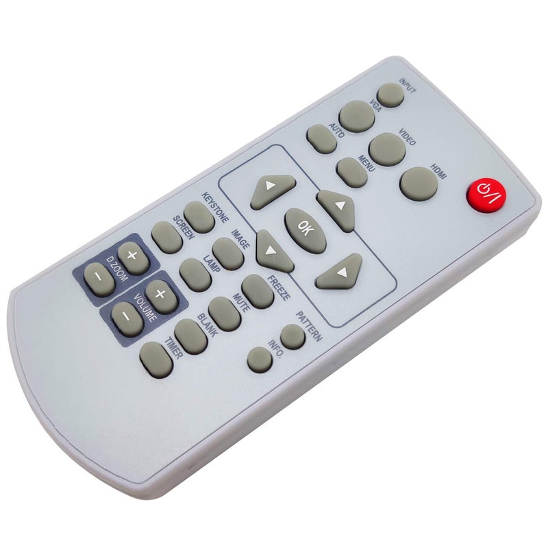 INTECHING 63910016 Projector Remote Control for Eiki EK-100W, EK-101X, EK-102X, EK-103X, EK-301W, EK-302X, EK-303U, EK-305U, EK-306U, EK-307W, EK-308U, EK-309W - Image 2